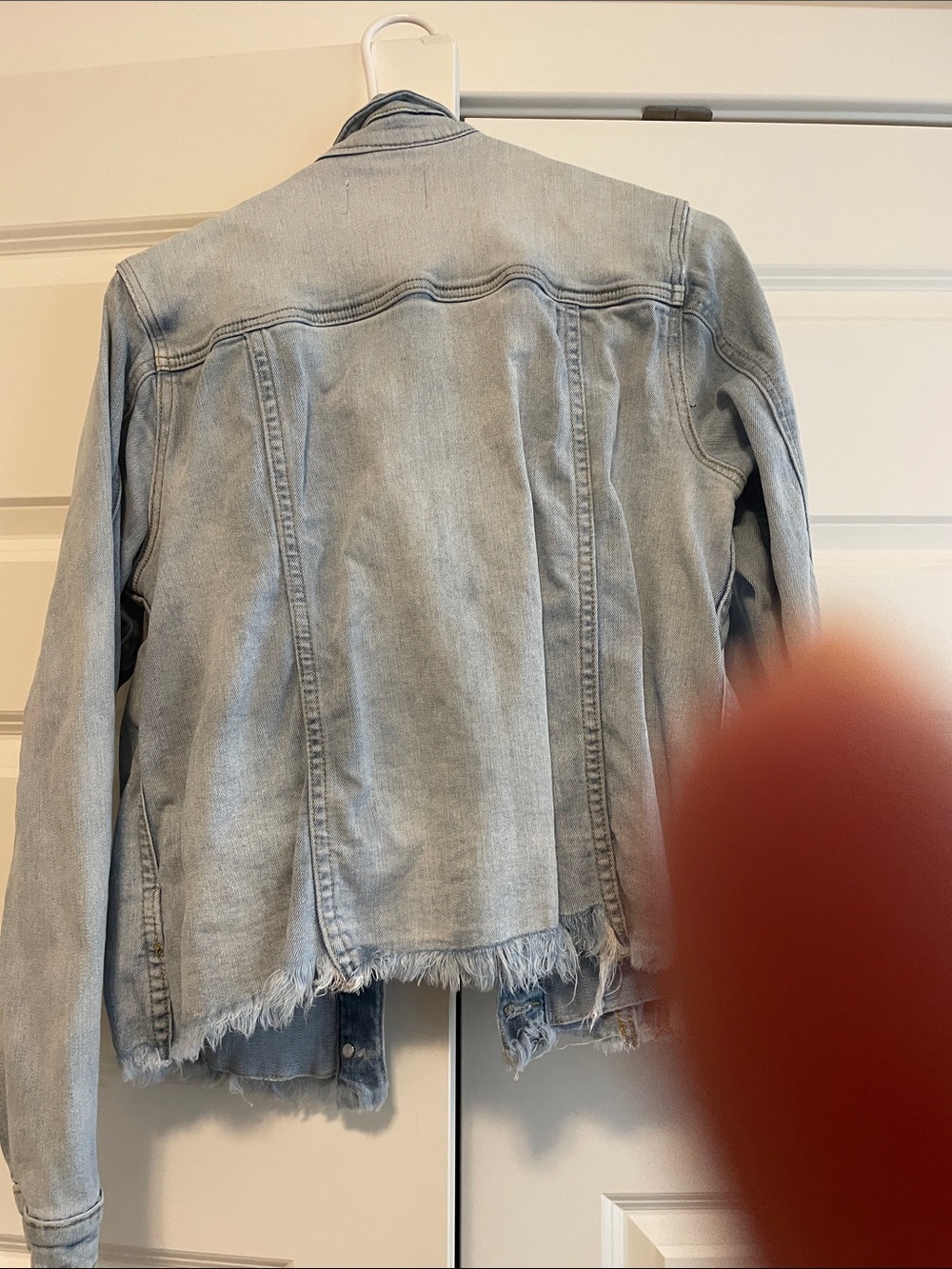 KanCan Light Wash Denim Jacket - Light Blue - Picture 4 of 6